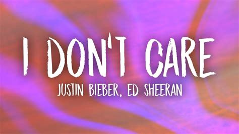 lyrics to i don't care